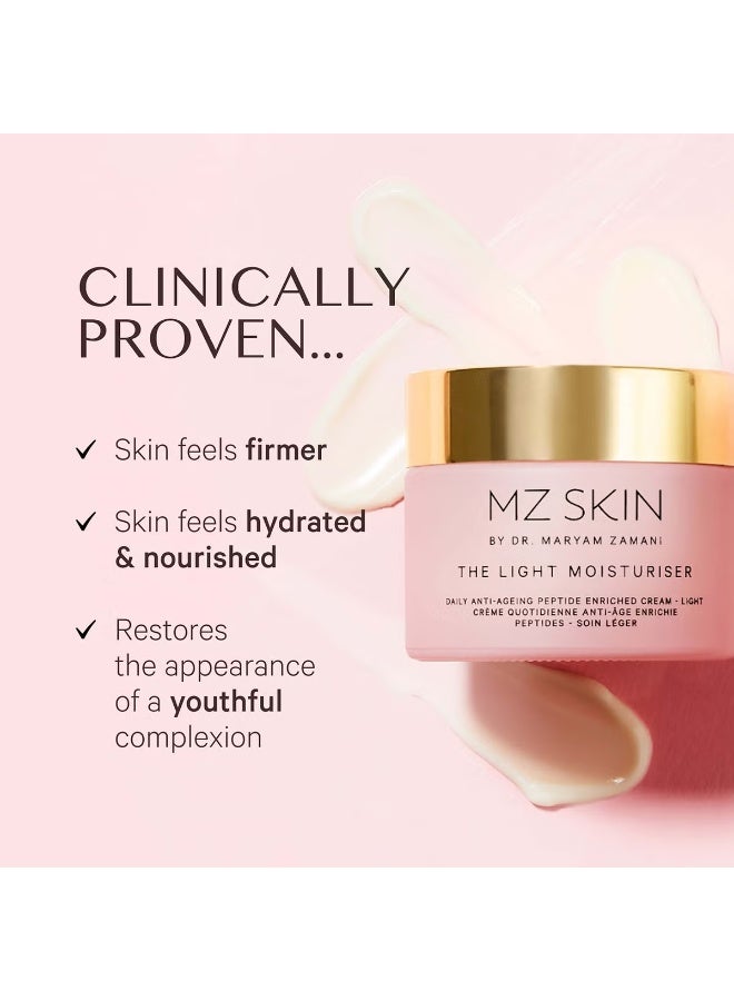 MZ Skin MZ SKIN Light Moisturiser 50ml  - Image 4