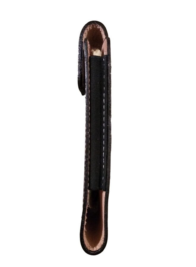 marquez Western autentic Tooled Leather Mexican Cell Phone case for Belt. Men and Horse Pray Design. with Magnetic Closure. Universal Size (Brown) - Image 4