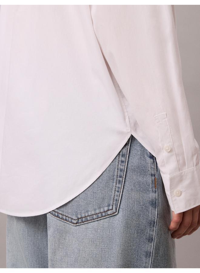 Calvin Klein Jeans Woven Monologo Poplin Button-Down Shirt - Image 5