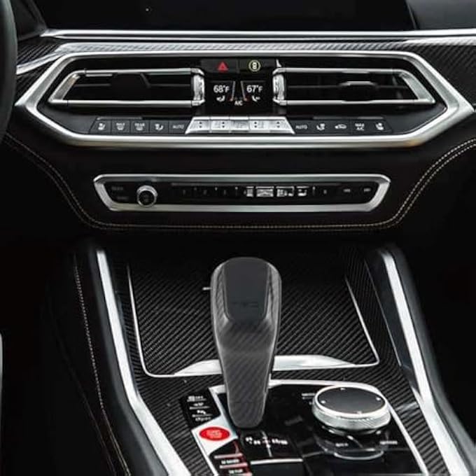 ريحني مقبض ناقل الحركة الأوتوماتيكي من ألياف الكربون المناسب لتويوتا 4Runner TRD Pro 20102021 Tundra TRD Pro 20072021 استبدال PTR573414102 PTR5734141 - Image 3