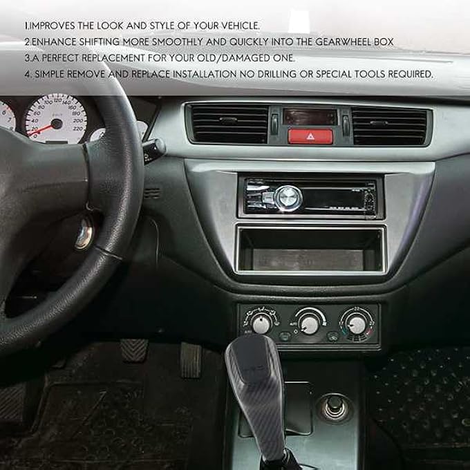 ريحني مقبض ناقل الحركة الأوتوماتيكي من ألياف الكربون المناسب لتويوتا 4Runner TRD Pro 20102021 Tundra TRD Pro 20072021 استبدال PTR573414102 PTR5734141 - Image 2