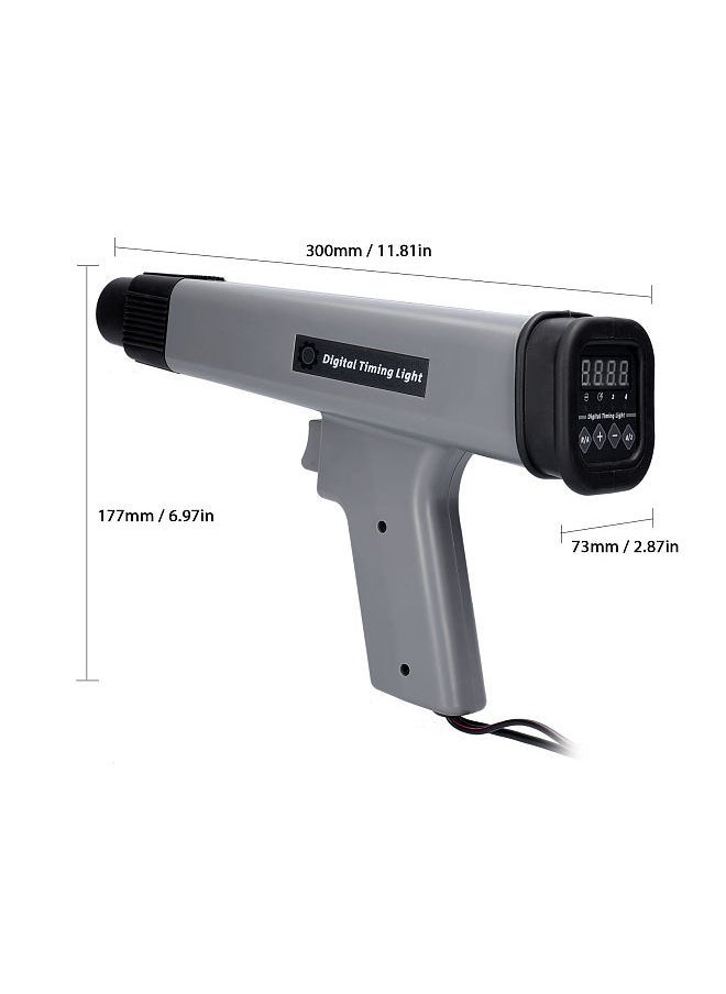 Generic - 12 V Professional Digital Display Inductive Timing Light Car Motorcycle Petrol Engine Ignition Timing Strobe Lamp Detector Auto Motorcycle Detection Diagnosis Tool - Image 1