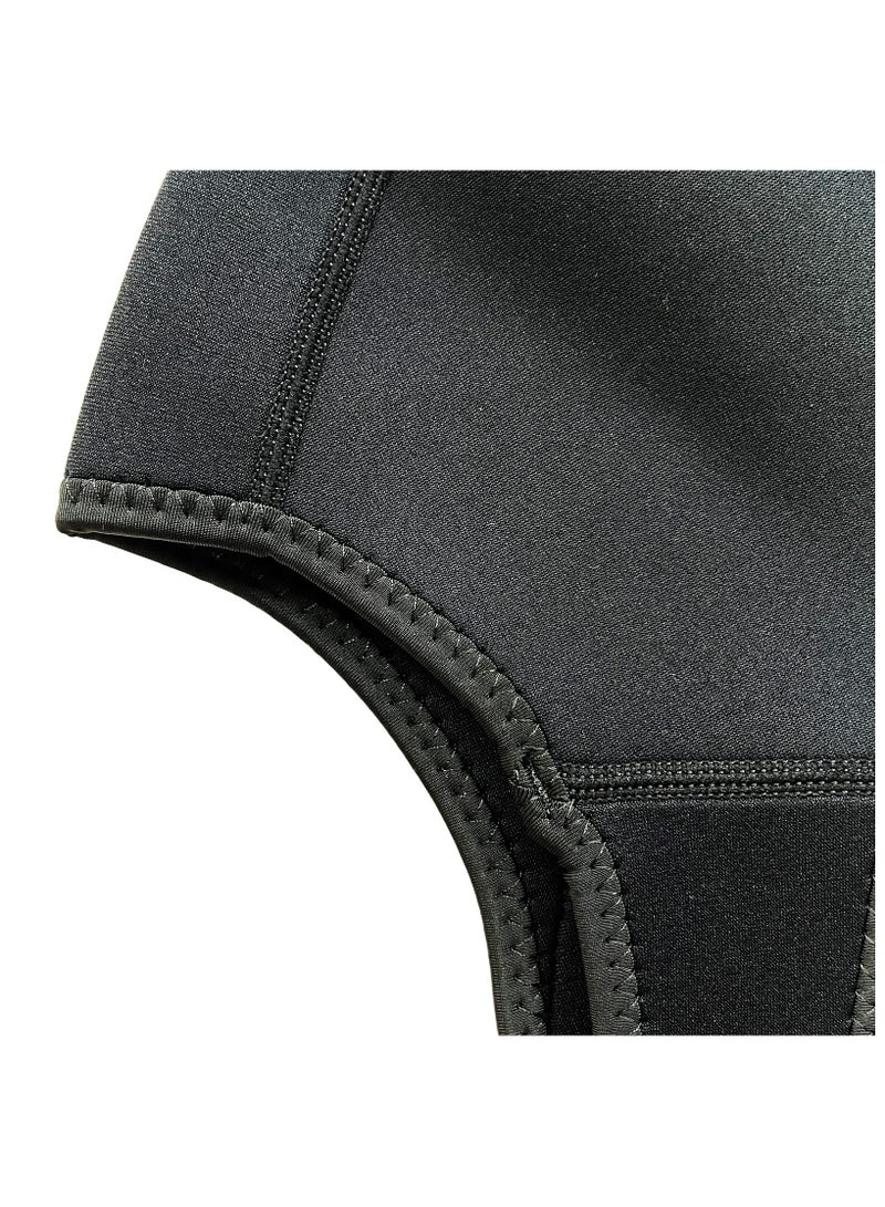 Generic Diving cap Outdoor snorkeling warm swimming cap Winter swimming sun Velcro diving cap 2 sets - Image 4