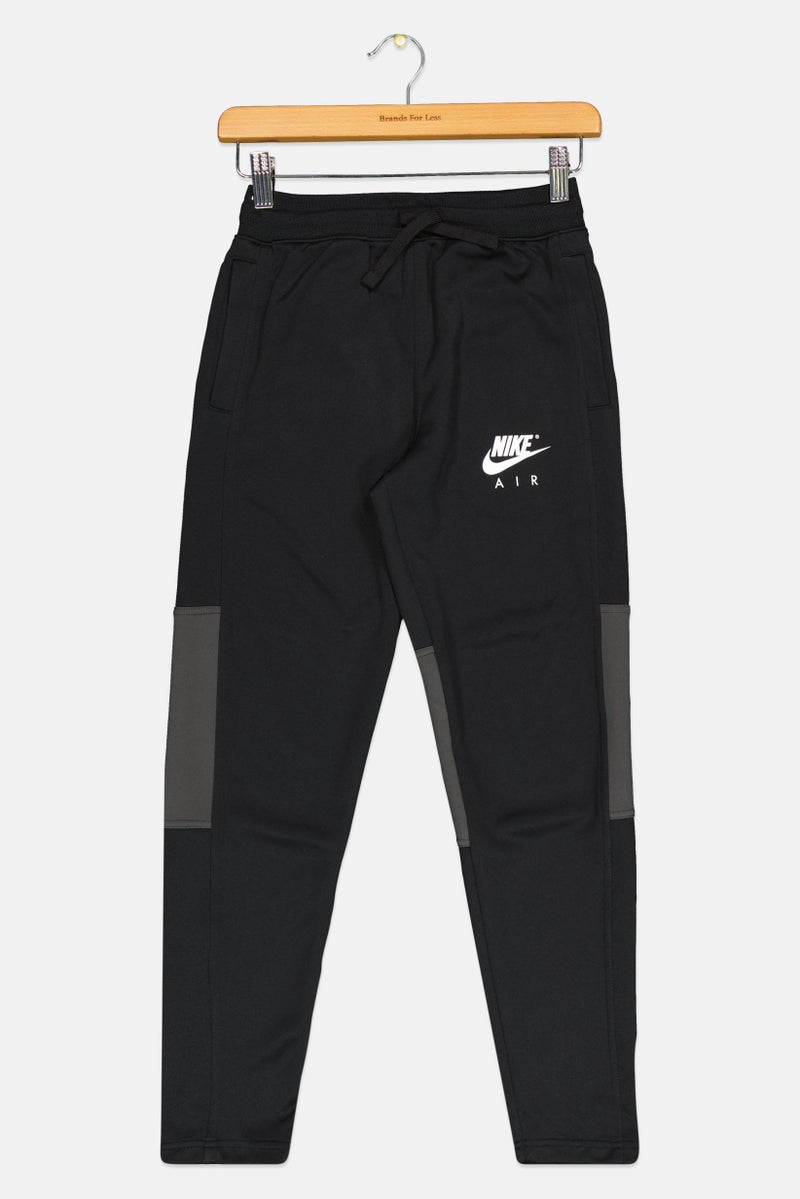 Nike Kids Boy Sportswear Drawstring Training Track Pants, Black - Image 1