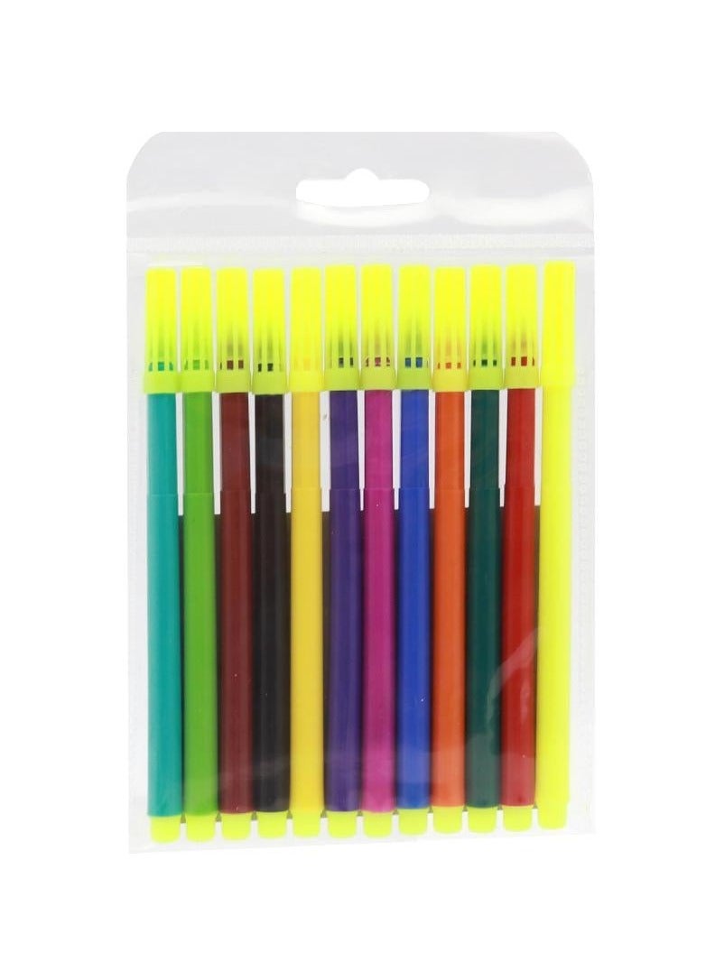 روكو أقلام ألوان روكو كول، عبوة مكونة من 12 قلم ألوان مائية غير سامة - Image 2