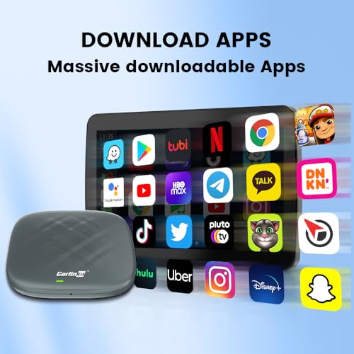 Carlinkit Wireless CarPlay Adapter for iPhone & Android Phone 3 in 1 Carlinkit Ai Box. Android 13.0/Wireless Android Auto/Wireless CarPlay, Quick Connection Bluetooth CarPlay Adapter - CPC200-Tbox S1C - Image 2