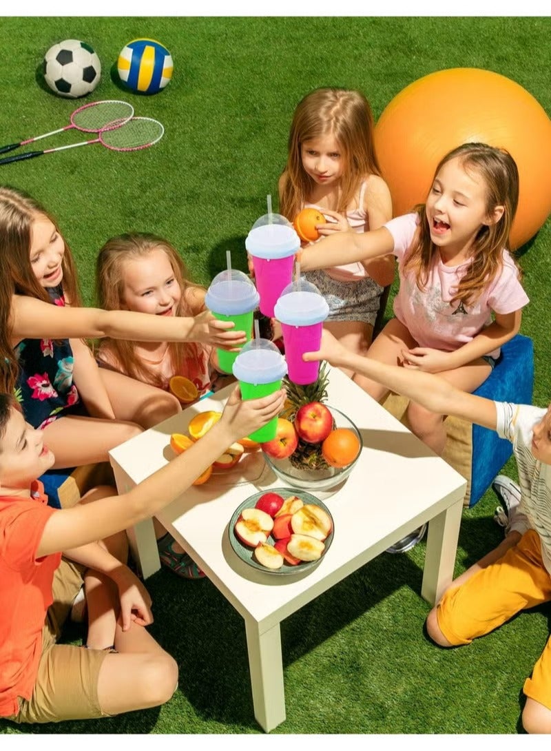 Denx Portable Silica Gel Squeeze Cup Magic Drink for Making Milkshakes, Ice Cream, and Smoothies - Image 5