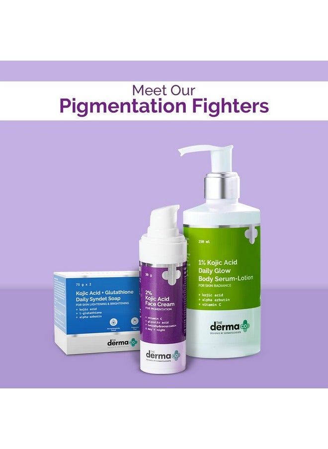 THE derma Co - 2% Kojic Acid Face Serum With 1% Alpha Arbutin & Niacinamide For Dark Spots And Pigmentation - 10 Ml - Image 1