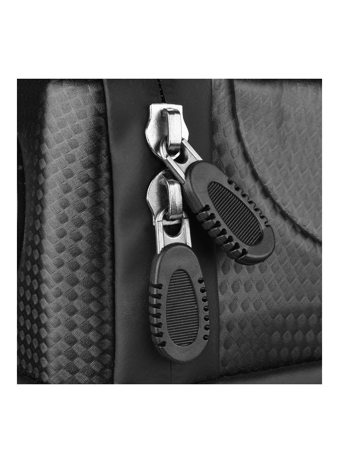 NIBEMINENT Hard Shell Bicycle Saddle Bag With Taillight And Rain Cover - Image 5