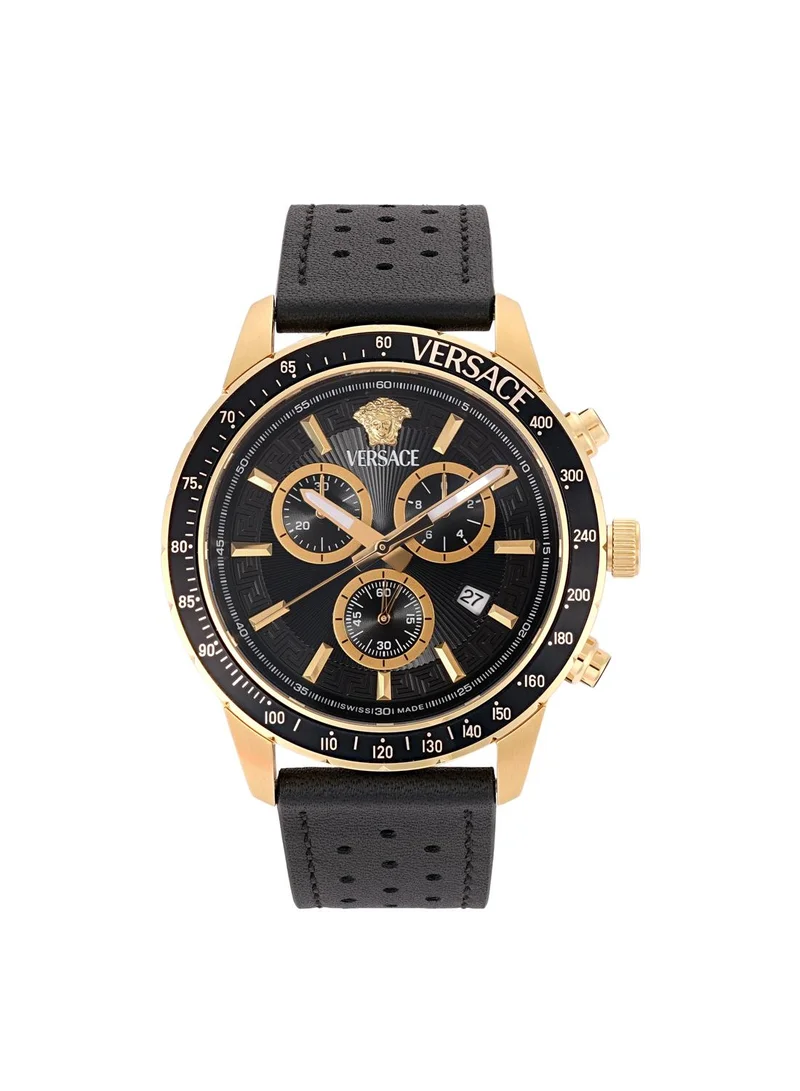 فيرزاتشي Sport Chrono Quartz Black Dial Watch
