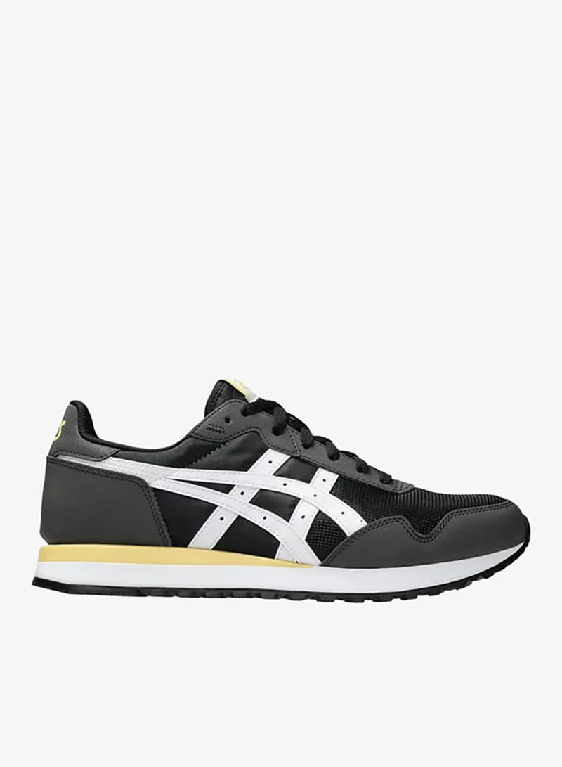 اسيكس Men's Logo Detail Lace-Up Running Shoes - Tiger Runner Ii