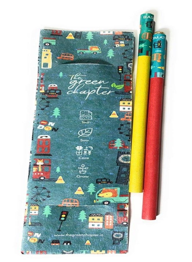 The Green Chapter - Seed Pencils Plantable Paper Ecofriendly Gift Set for Boys Girls (Pack of 10) - Image 2