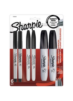 Permanent Markers Variety Pack, Featuring Ultra-Fine, Chisel Tip, And Fine Tip Marker Set, Writing And Poster Markers, Black, 6 Count - pzsku/Z4E0579BBF01EAFA84EDDZ/45/_/1735214686/dc9116f6-3d9d-4b59-9964-de436016365d