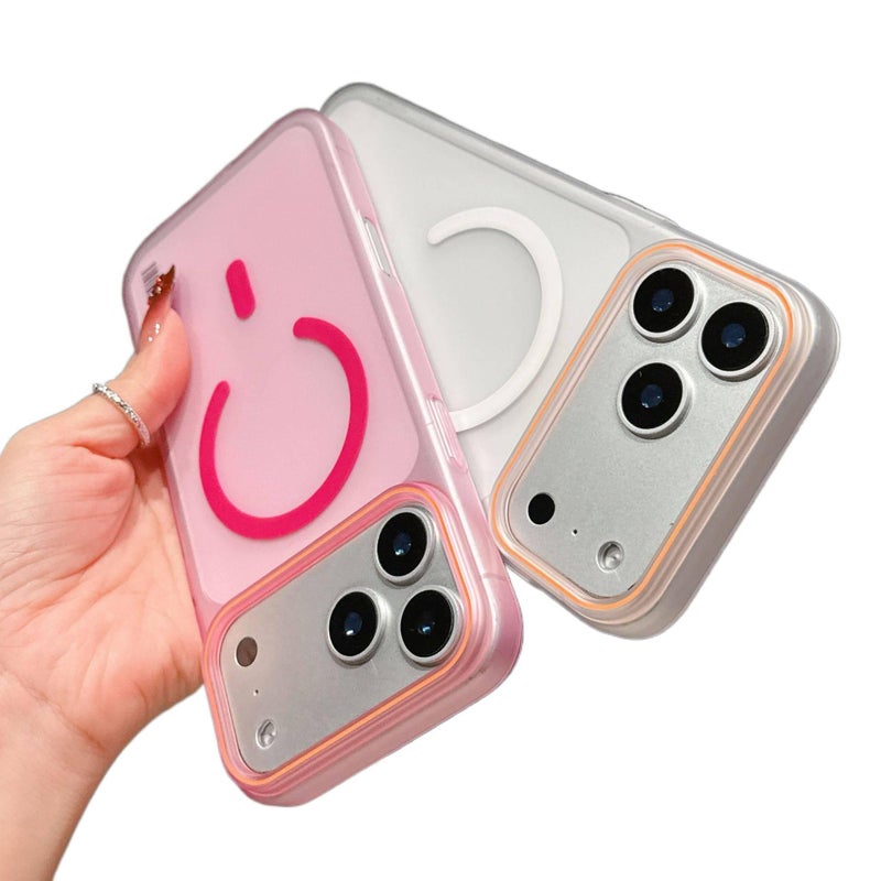 MS غطاء MagSafe بPC لـ iPhone 16 / 16 Plus / 16 Pro / 16 Pro Max مع مغناطيس قوي وحماية من السقوط مع مقاوم للصدمات مع مقاومة بصمات الأصابع باللون أسود مغناطيسي باللون الأسود - Image 5