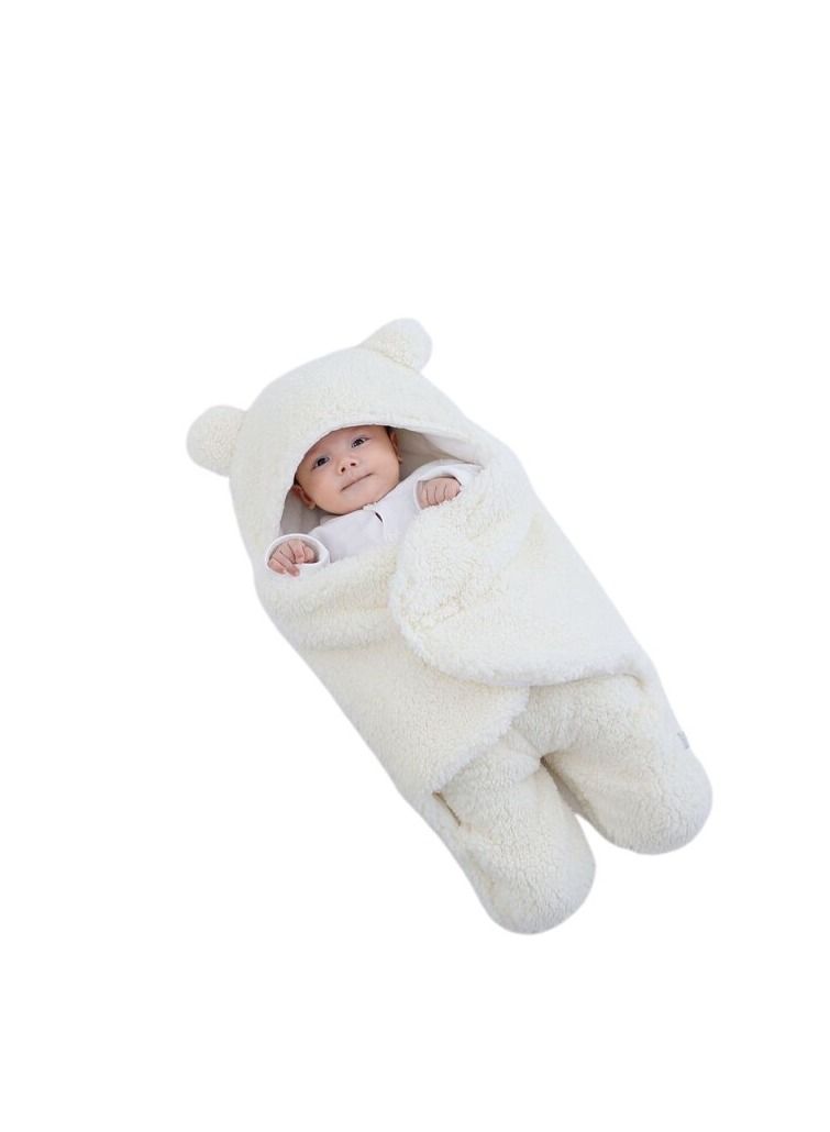 Baby Sleeping Bag Ultra Soft Fluffy Fleece Newborn Receiving Blanket Infant Boys Girls Clothes Nursery Wrap Swaddle  - Image 1