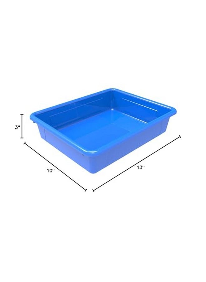 Storage Tray Letter Size 10 X 13 X 3 Inches Blue - pzsku/Z4E05C4D8026B6F788EDBZ/45/_/1720616066/0ffe6f53-c637-4d2f-a835-9c4bf5f1e219