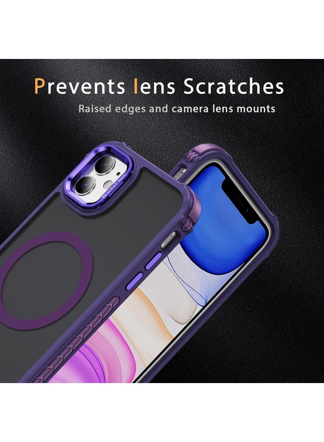 اس-توب جراب لهاتف iPhone 11 Rainbow Series Skin Feel MagSafe Lens Holder - Image 4