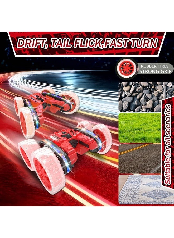 OBEST OBEST RC Car Remote Control Stunt Car, 2.4Ghz Spray Blossom Stunt Car, 360° Rotation Stunt Truck with Wheel Lights, One Touch Spray Skills Outdoor Toy Gift - Image 5