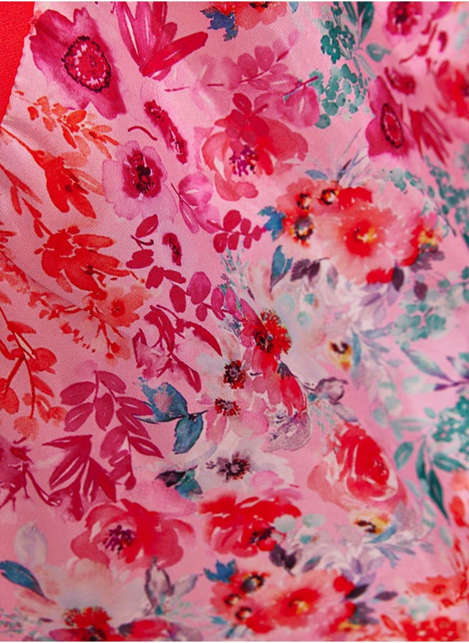 trendyol - Pomegranate Blossom Regular Lining Detailed Woven Blazer Jacket TWOAW20CE0316 - Image 1