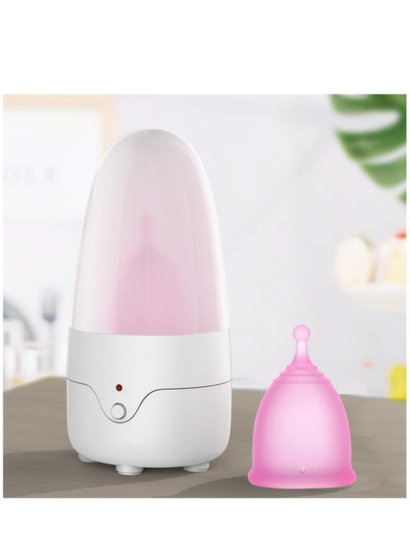 Arabest Menstrual Cup & Disc Steamer Sterilizer - Ranked 1 for The Best Steamer - Kills 99.9% of Germs with Cleaner Steam - Wash Your Period Cup in 3 Minutes! - Automatic Timing Shut-Off Switch  - Image 3