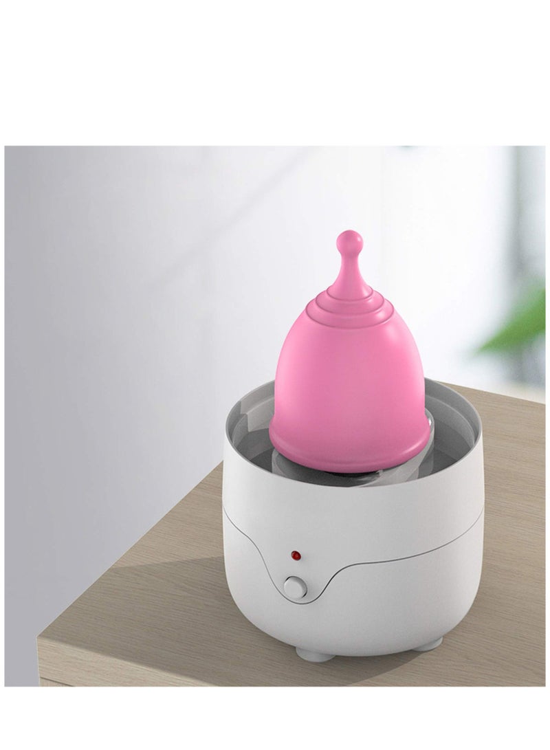 Arabest Menstrual Cup & Disc Steamer Sterilizer - Ranked 1 for The Best Steamer - Kills 99.9% of Germs with Cleaner Steam - Wash Your Period Cup in 3 Minutes! - Automatic Timing Shut-Off Switch  - Image 4