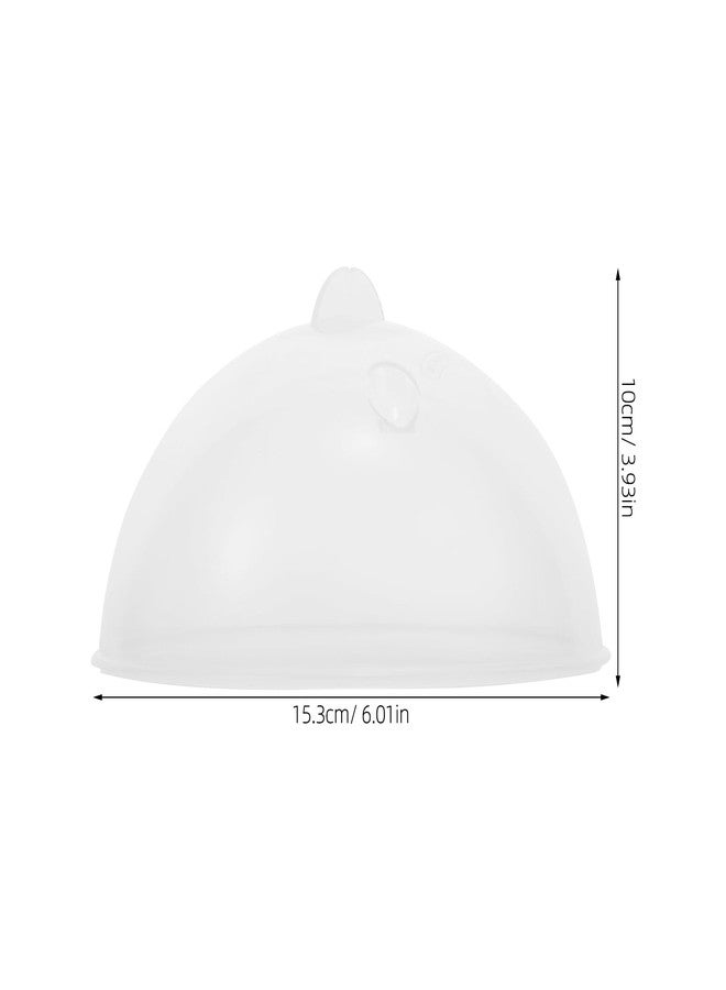 SHOWERORO Egg Cooker Lid Replacement Clear Heat-Resistant Plastic Steamer Cover 6.02In Fits Various Pots Easy to Clean Tight Seal Prevents Steam Leakage Preserves Egg Flavor - Image 2