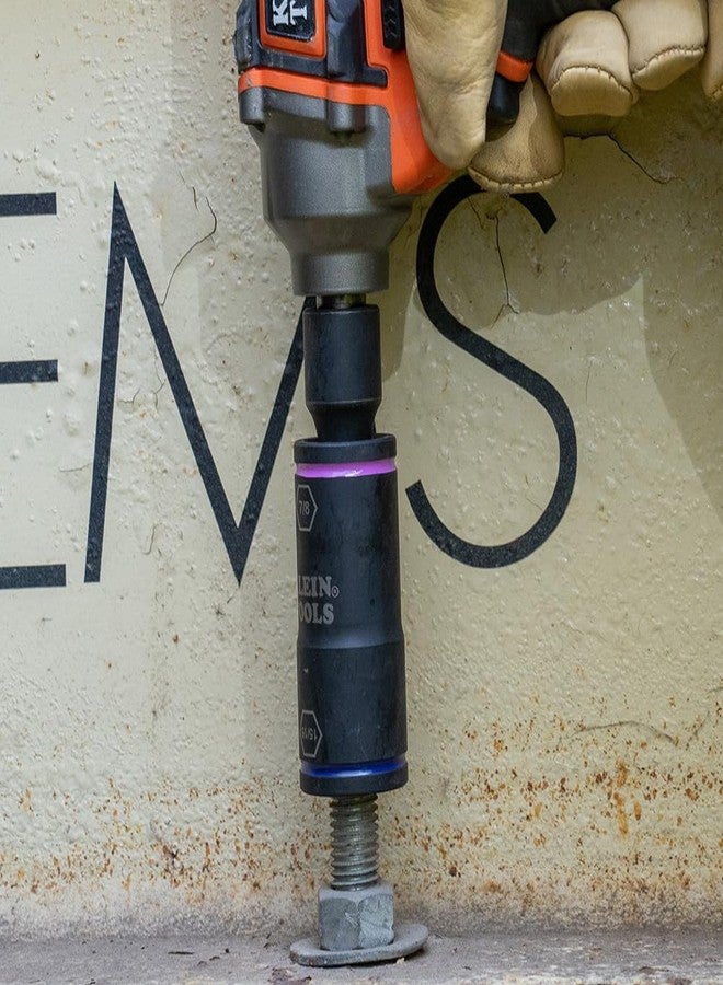 كلاين تولز مفك براغي 66073 من Klein Tools، مقاس 15/16 و7/8 بوصة، للاستخدام مع مفاتيح الربط المضغوطة من Klein Tools BAT20CW، BAT20CW1 - Image 4