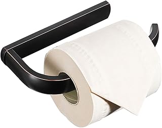 BESy Brass Toilet Tissue Paper Holder Oil Rubbed Bronze Bathroom Accessories Wall Mounted , Rust Protection - Image 1