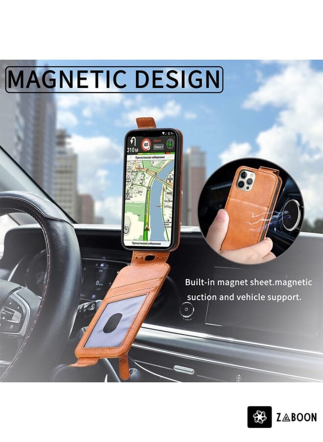Green Tiger - For iPhone 15 Pro Max Zipper Wallet Vertical Flip Leather Phone Case(Brown) - Image 1