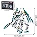CSNRHG White Horse Dragon Samurai mech Robot Model Knight 2 in 1 Building Blocks Toy Set Mythical Birthday for Age 8 Children Adults Teens 731 Pieces - Image 3
