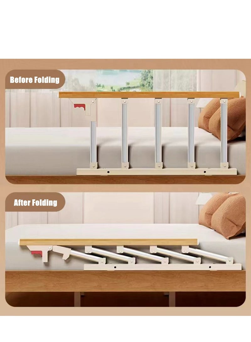 Cool Baby COOLBABY Bed Rails For The Elderly Safety Foldable Bedside Armrests Auxiliary Handles Foldable Bed Crutches Guardrails For The Elderly Adjustable Railings Anti-fall Sleep Bumpers - Image 4