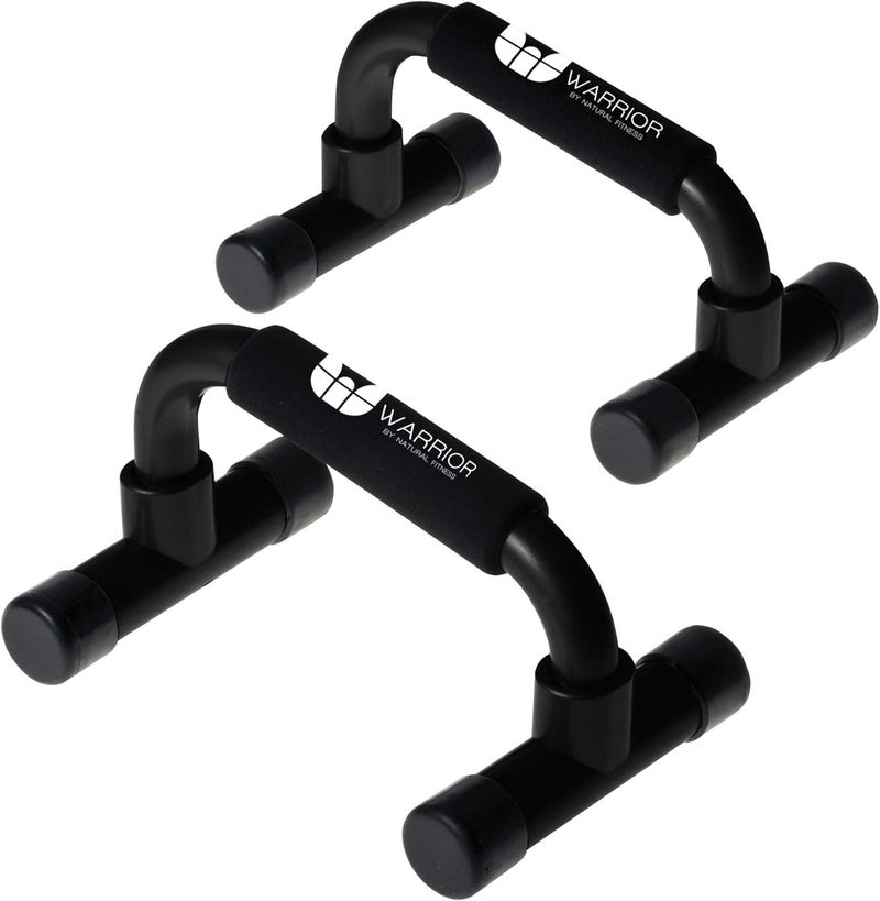 Warrior Pushup Bars - Upper Body Core and Chest Strength Fitness Training Stands - Angled with Comfort Grips and Stable Base for Home, Gym or Travel - Image 1