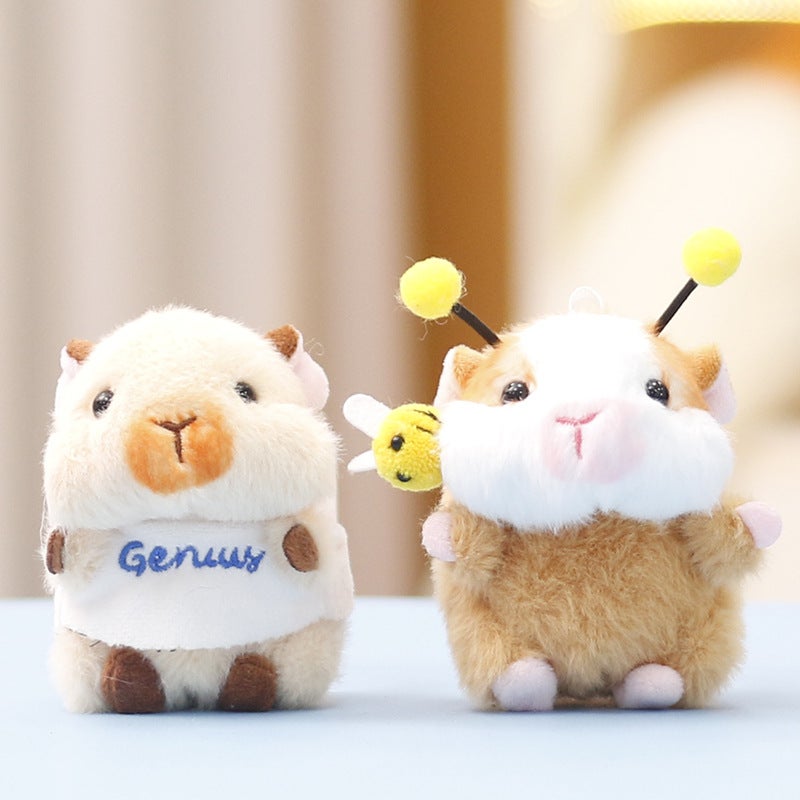 Plush Guinea Pig Toy Cute Stuffed Animal Keychain - Image 2