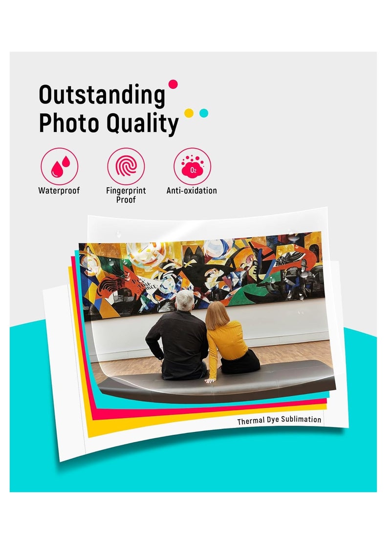 ليين طابعة الصور Liene Amber M200 للهواتف الذكية، مزودة ببطارية قابلة للشحن، وواي فاي، ومقاس 10 × 15 سم، و20 ورقة طباعة صور، وخرطوشة حبر واحدة، ودقة طباعة 300 نقطة في البوصة، وتقنية الطباعة الحرارية الفورية، وطابعة مثالية للهواتف المحمولة أثناء السفر. - Image 4