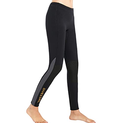 DIVE & SAIL Wetsuit Pants 3mm Neoprene Women's Surfing Pants Keep Warm for Diving, Swimming, Snorkeling, Scuba, Kayaking - XS Size - Image 3