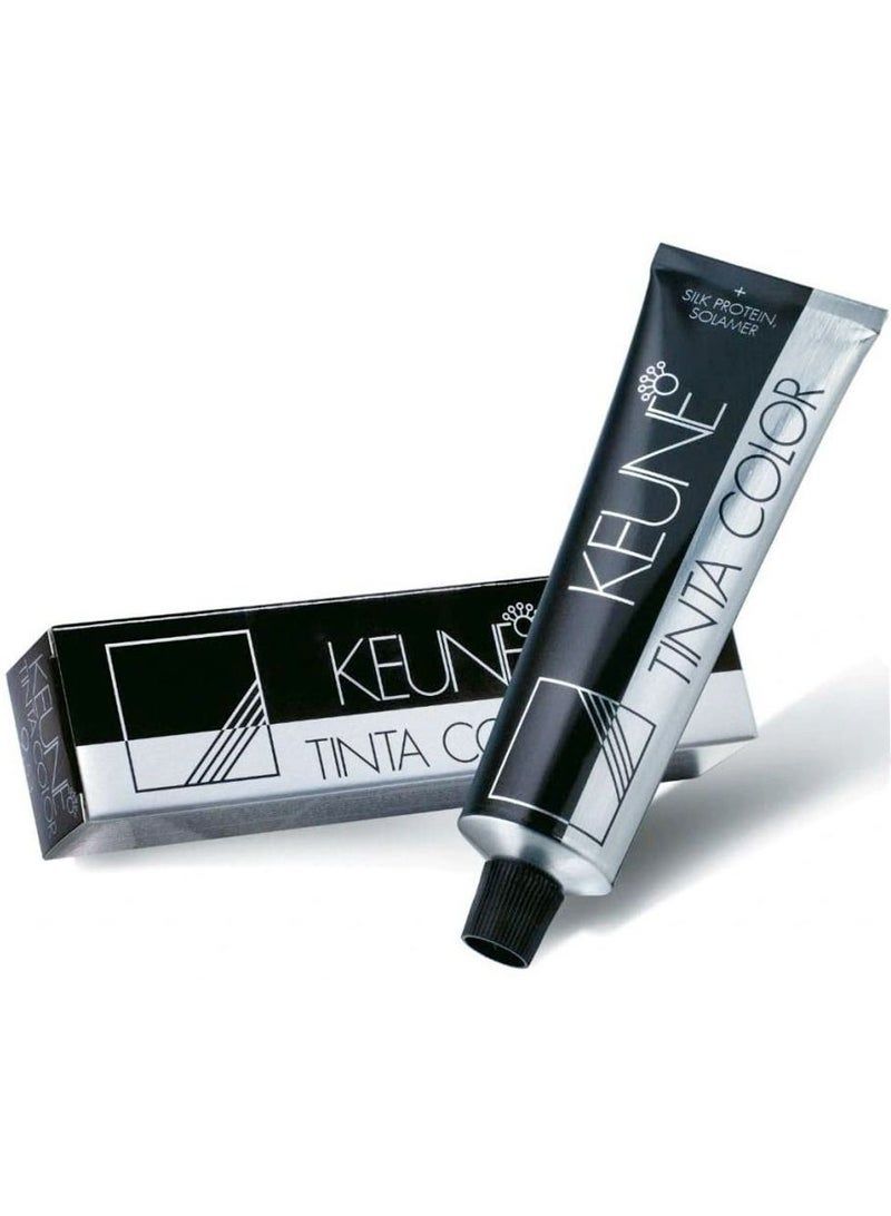 Keune صبغة شعر ببروتين الحرير من تينتا بني غامق 60 مل - Image 2