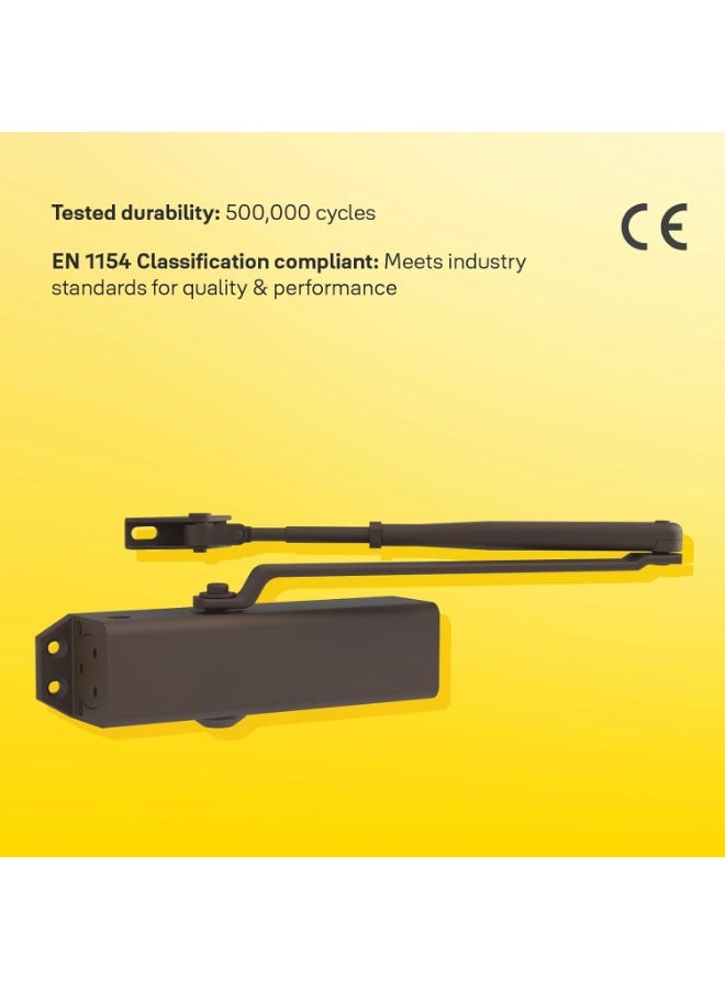 ييل Yale 722 Pro Door Closer - Brown - Image 5