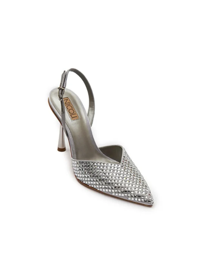 نيكولي Women's Luxury Embellished Pump Heel