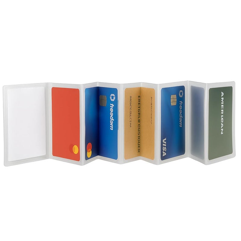 MarshalÂ® WALLET INSERTS SET OF 2 ACCORDION STYLE CARD PICTURE HOLDER RARE - Image 3