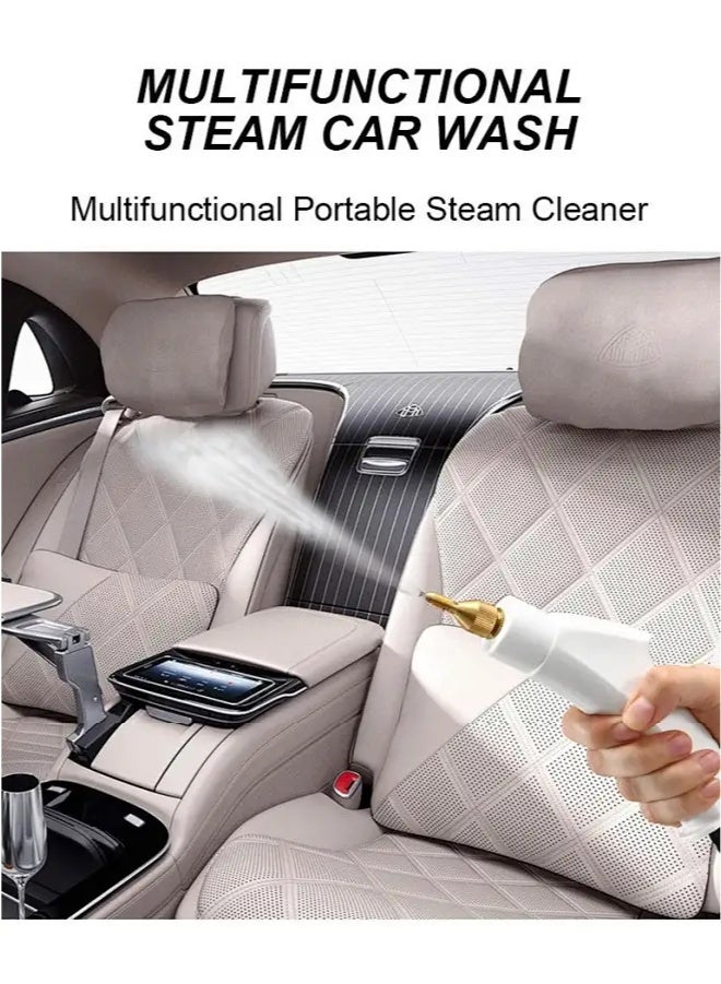 أبيكس منظف بخار محمول بالضغط مع  قطع من الملحقات وقفل أمان، جهاز بخار متعدد الأغراض وقوي للاستخدام المنزلي للتنظيف والسيارة والحمام والدش والمفروشات والجص والنوافذ والشحوم - Image 2