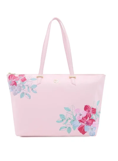 CAPRESE Caprese Shanaya Tote Bag, Large-Pink | Stylish Handbag for Women | Spacious, Versatile Office & Daily Essentials Tote | Top Zip Closure