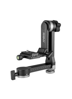 ANDOER Andoer Heavy Duty 360° Panoramic Gimbal Tripod Head Aluminum Alloy 15kg/33lbs Load Capacity with 1/4 Inch & 3/8 Inch Screw Quick Release Plate Bubble Level for DSLR Cameras  - Image 1