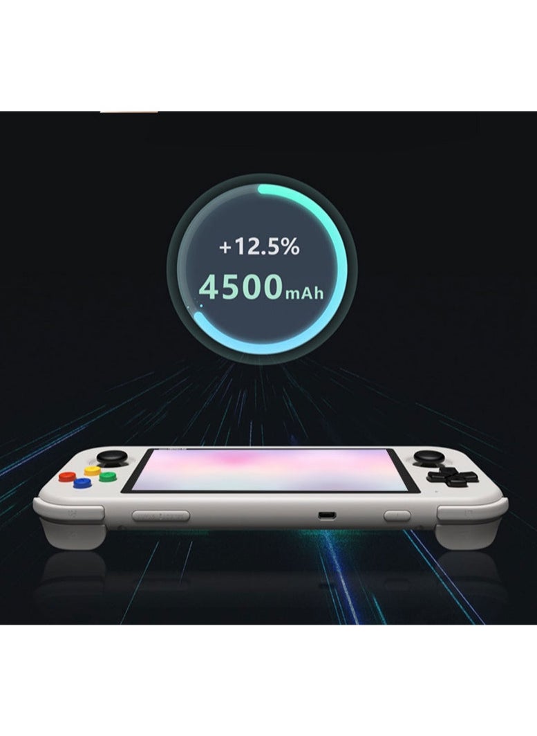 null - Retroid Pocket 3 Plus Retro Game Handheld Console, Retroid Pocket 3 Plus Android Game Console Multiple Emulators Console Handheld 4.7 Inch 16:9 Display 4500mAh Battery Classic Games (Grey) - Image 1