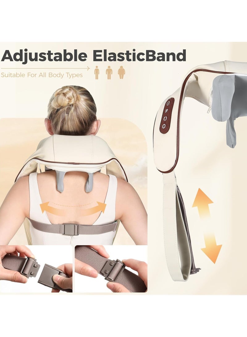 DIGI CORE Neck Massager With Soothing Heat, Shiatsu Shoulder Massager, Electric Deep Tissue 4D Kneading Massage Pillow For Back, Leg, Body Muscle Pain Relief, Home, Office, and Car Use - Image 4