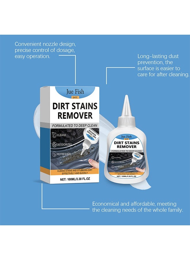 JUE-FISH (100ML) Sealant Degreaser - Mould Remover - Household Degreaser Gel - for Washer Cleaner for Front Load Washer Sealant, Bathroom Grout, Shower, Kitchen Sinks, Sealing - Image 3