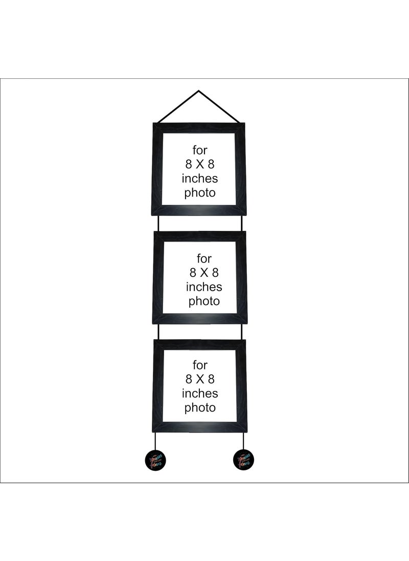 Rockford Square Picture/Photo Frames Set of 3 (For 8 X 8 inches Square Photos)  - Image 4