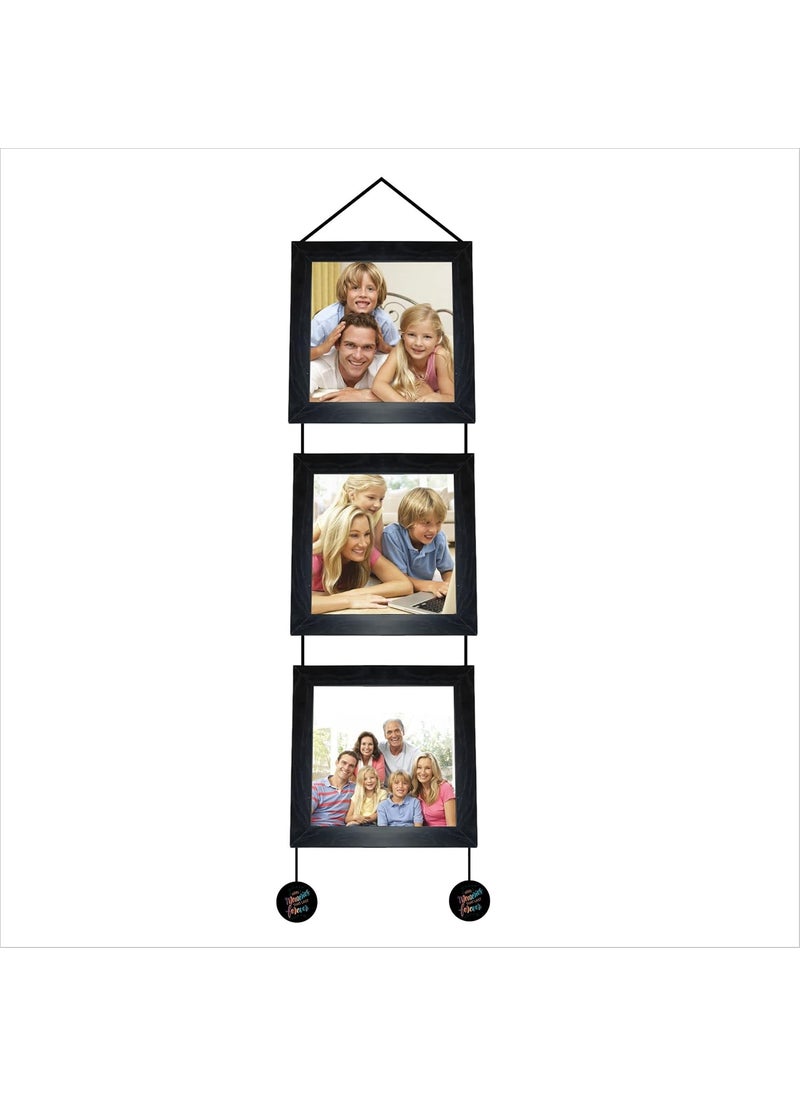 Rockford Square Picture/Photo Frames Set of 3 (For 8 X 8 inches Square Photos)  - Image 1