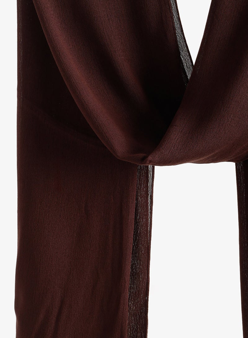 Carina Crinkle Fringed Scarf - Image 2