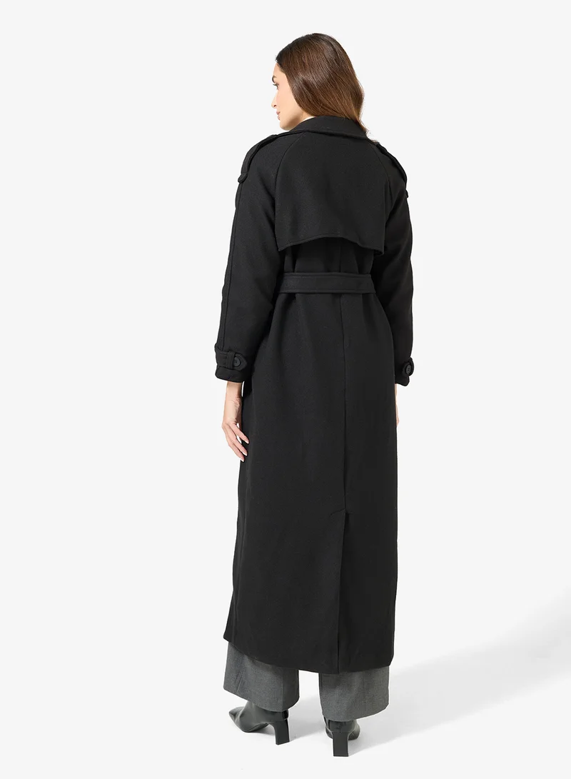 ايلا معطف طويل مفصل