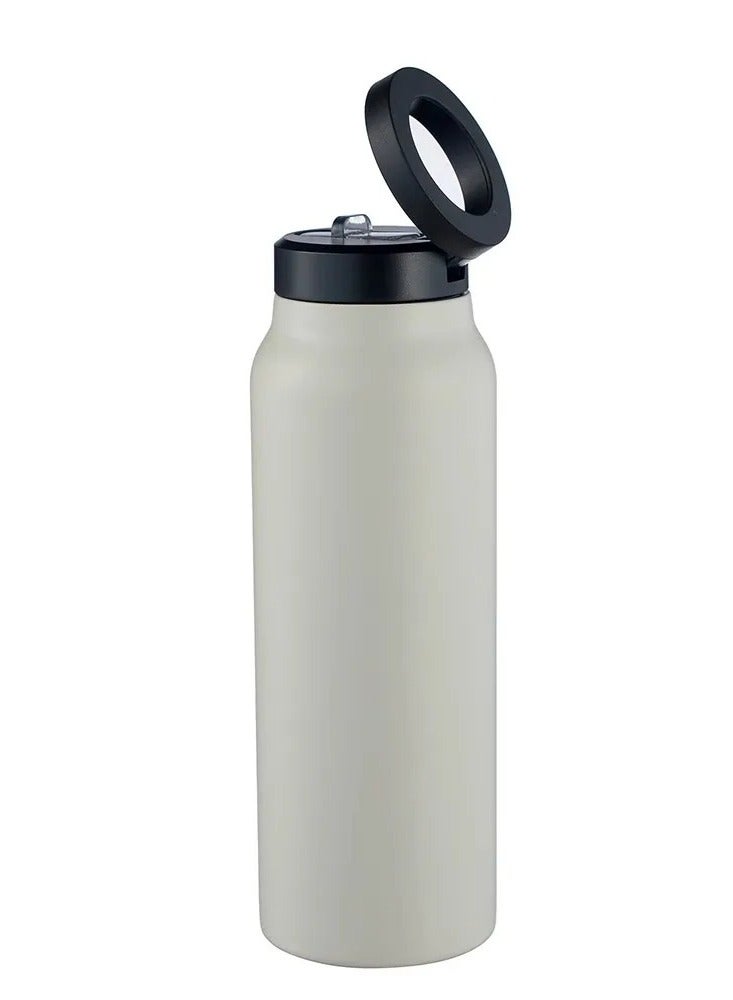 Generic Insulated Water Bottle – MagSafe-Compatible with Magnetic Phone Holder & Tripod Mount | Stainless Steel | Keeps Drinks Hot for 12H & Cold for 24H | 360° Rotating Base - Image 3
